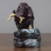 3 different sizes copper bull statue